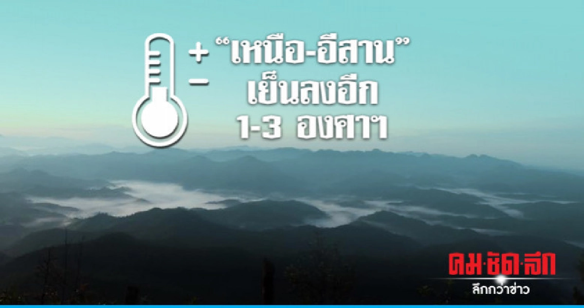 ไทยตอนบนอากาศหนาวเย็นลมแรง ไทยตอนบนอากาศหนาวเย็นลมแรง