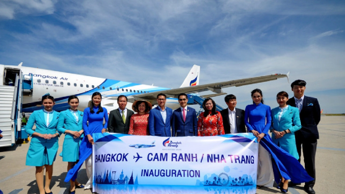พิธีเปิดเส้นทางบินใหม่กรุงเทพฯ-คัมรัน ของบางกอกแอร์เวย์ส