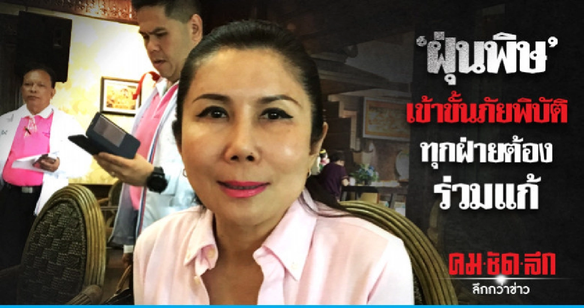 "กัญจนา" วอนทุกฝ่ายร่วมแก้ปัญหาฝุ่นพิษ