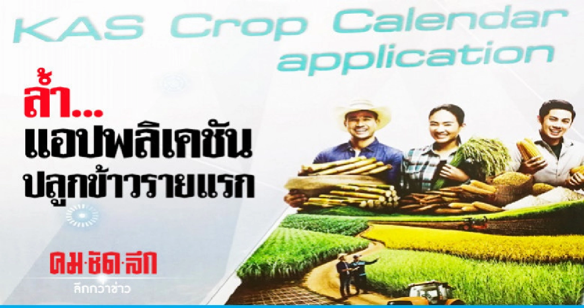 ล้ำ......คูโบต้าผุดแอปพลิเคชันปลูกข้าวรายแรกของไทย