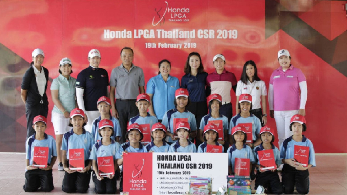 "ฮอนด้า แอลพีจีเอ ไทยแลนด์ 2019"ชวน6โปรทำกิจกรรมเพื่อสังคม