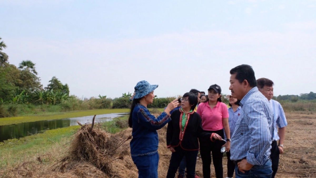 "เบญจพร"ลงพื้นที่ติดตามโครงการพัฒนาอาชีพยั่งยืน