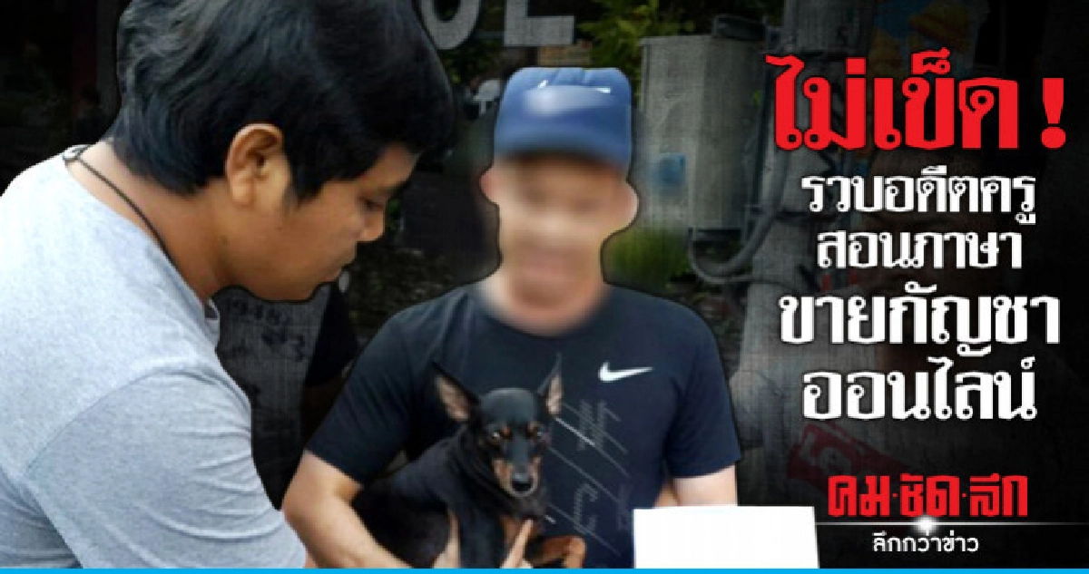 จับอดีตครูสอนภาษา ขายกัญชาออร์แกนิคออนไลน์ จับอดีตครูสอนภาษา ขายกัญชาออร์แกนิคออนไลน์