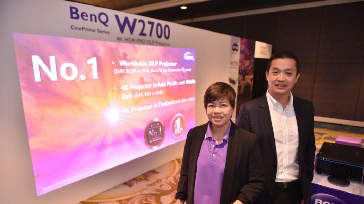 " เบ็นคิวเปิดตัว W2700 ตอกย้ำความเป็น 1 ตลาดโปรเจคเตอร์ 4K "