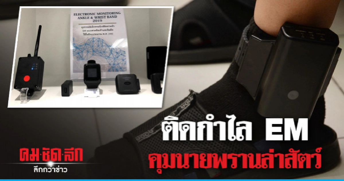 ติดกำไล EM คุมนายพรานห้ามเข้าป่าล่าสัตว์ ติดกำไล EM คุมนายพรานห้ามเข้าป่าล่าสัตว์