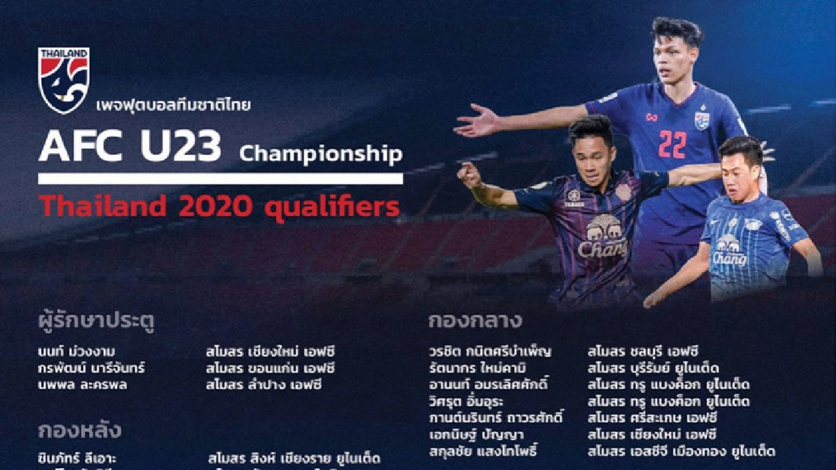 "กาม่า"กางโผ 23 แข้งลุยศึกชิงแชมป์เอเชีย รอบคัดเลือก "กาม่า"กางโผ 23 แข้งลุยศึกชิงแชมป์เอเชีย รอบคัดเลือก