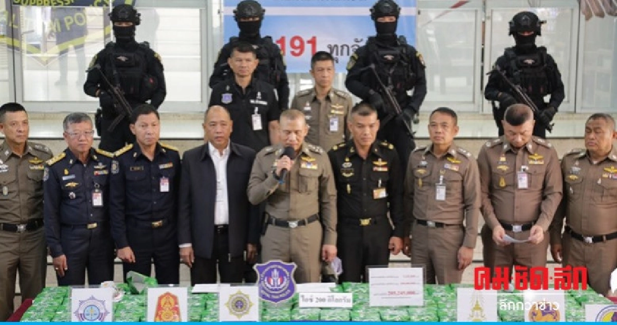 ปส.เปิดยุทธการสยบไพรีจับเครือข่ายรถตู้ขนไอซ์ 