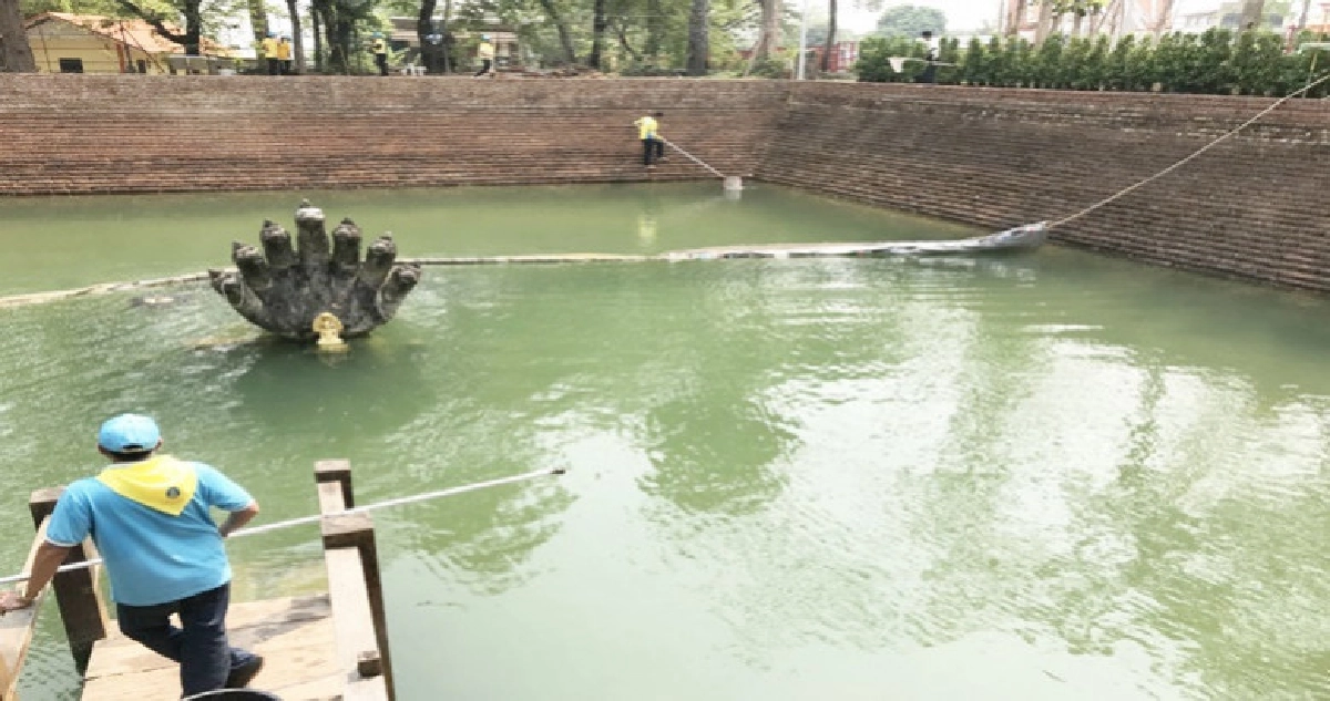 ตรวจความพร้อมสถานที่พลีกรรมตักน้ำศักดิ์สิทธิ์