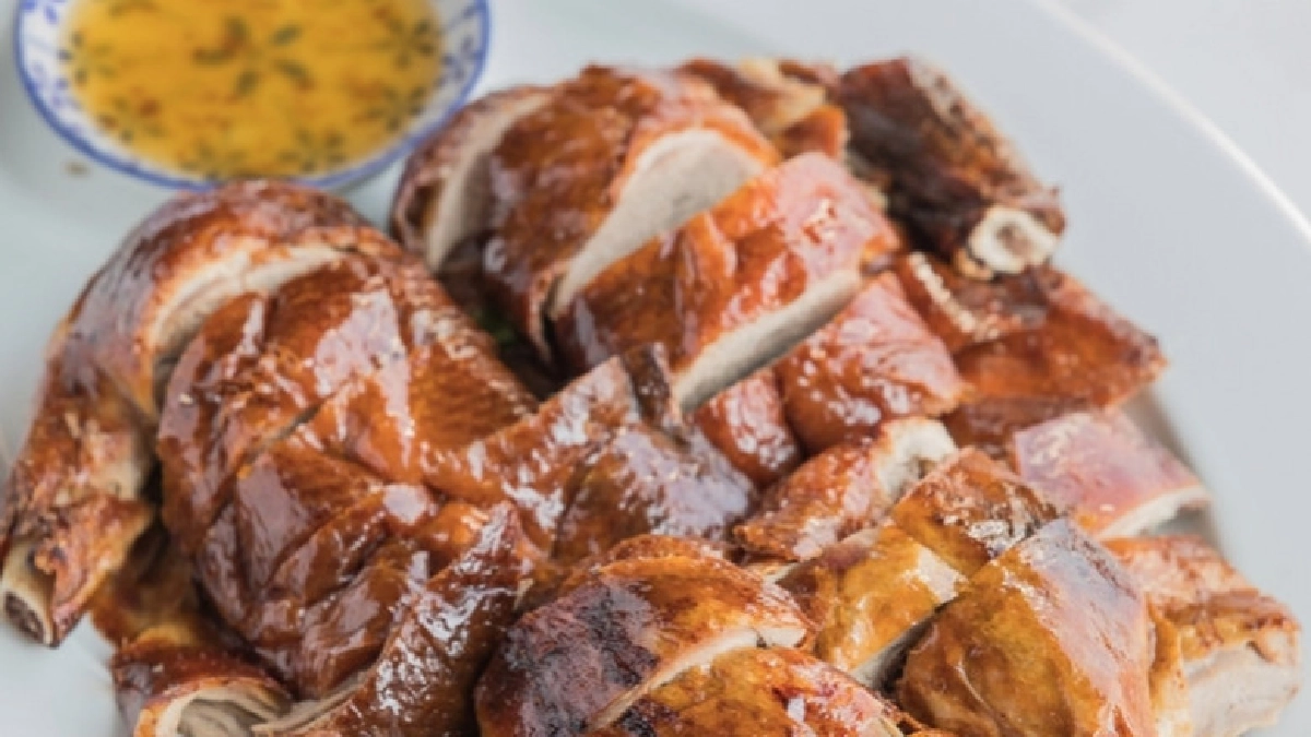 เป็ดย่างหนังกรอบ อร่อยเบรคแตก!