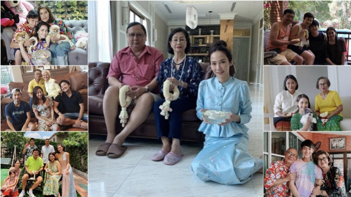 คนบันเทิงรดน้ำในวันสงกรานต์ คนบันเทิงรดน้ำในวันสงกรานต์