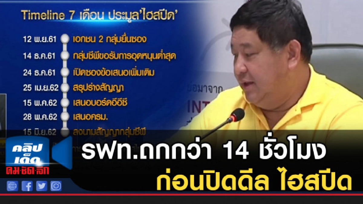 รฟท.ถกมาราธอนกว่า 14 ชั่วโมง ก่อนปิดดีล ไฮสปีด รฟท.ถกมาราธอนกว่า 14 ชั่วโมง ก่อนปิดดีล ไฮสปีด