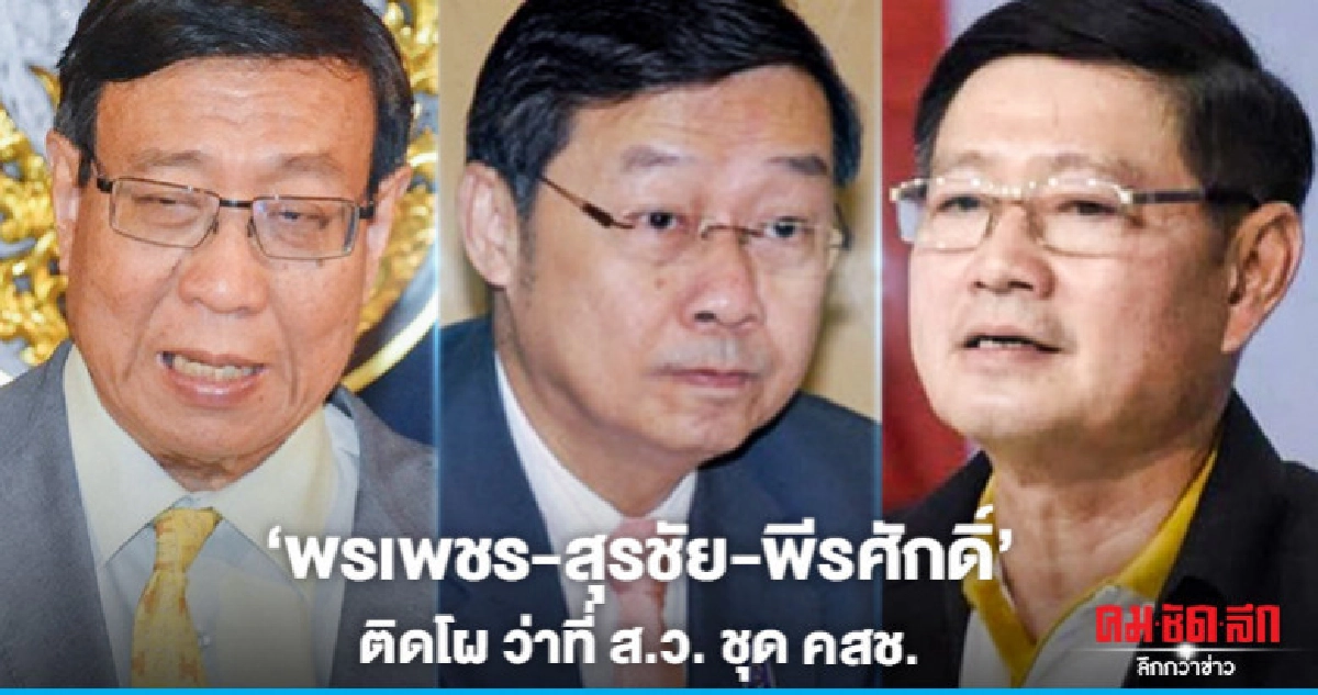 "พรเพชร-สุรชัย-พีรศักดิ์" ติดโผ ว่าที่ ส.ว. 