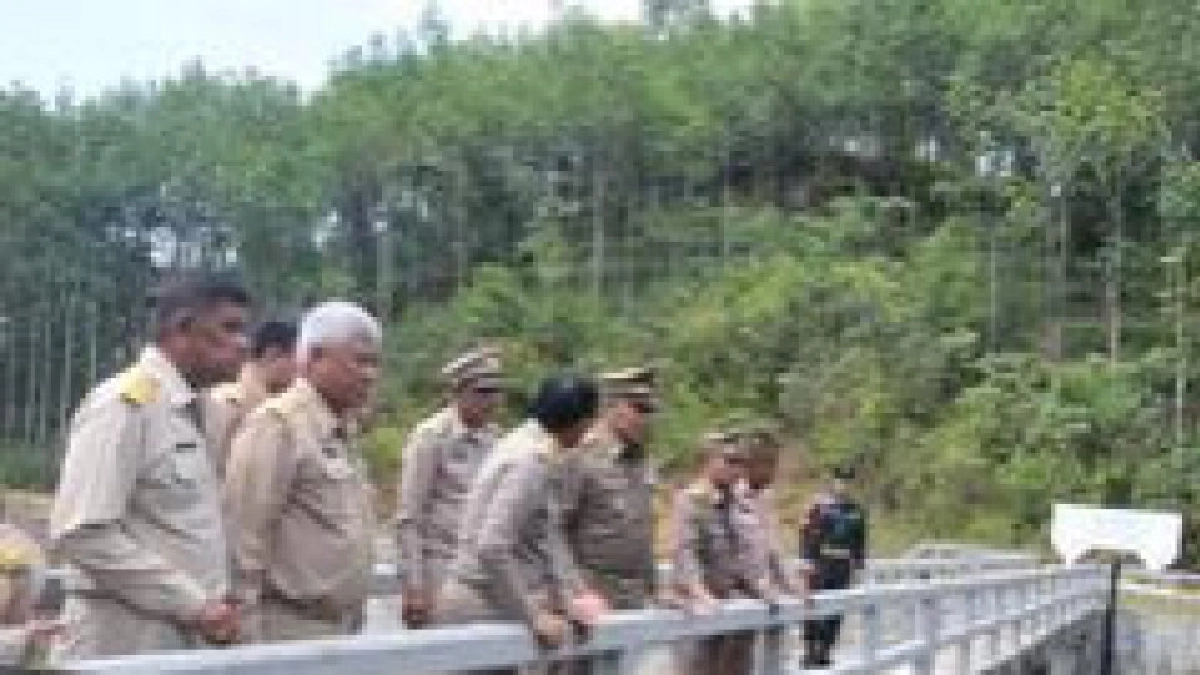  ตามองคมนตรีล่องใต้สู่เมืองระนอง ดูงานพัฒนาแหล่งน้ำ 