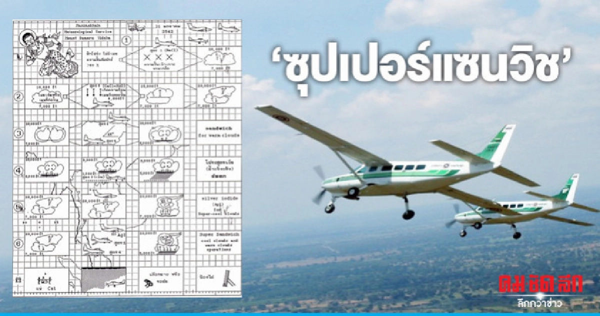 จ่อใช้เทคนิค"ซุปเปอร์แซนวิช"หยุดภัยแล้ง จ่อใช้เทคนิค"ซุปเปอร์แซนวิช"หยุดภัยแล้ง