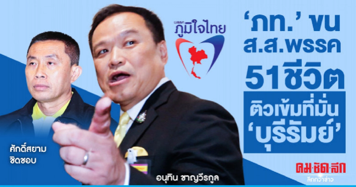ภท.ขน ส.ส.พรรค 51 ชีวิตติวเข้มที่ฐานที่มั่น"บุรีรัมย์" ภท.ขน ส.ส.พรรค 51 ชีวิตติวเข้มที่ฐานที่มั่น"บุรีรัมย์"