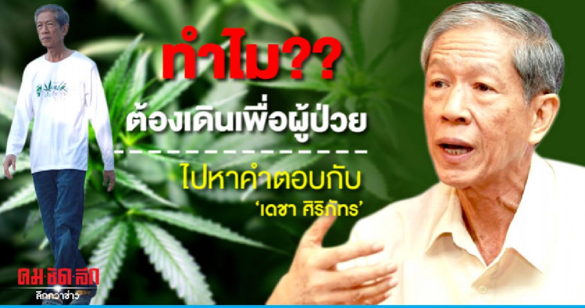 ทำไม??ต้องเดินเพื่อผู้ป่วย ไปหาคำตอบกับ เดชา ศิริภัทร