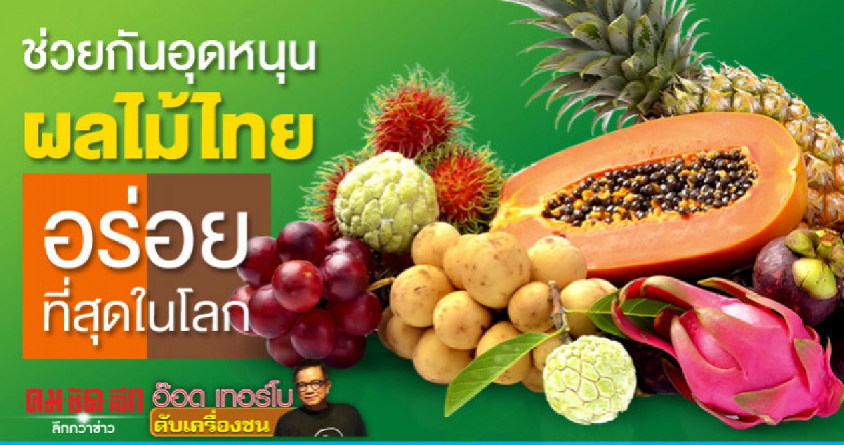ช่วยกันอุดหนุนผลไม้ไทยอร่อยที่สุดในโลก
