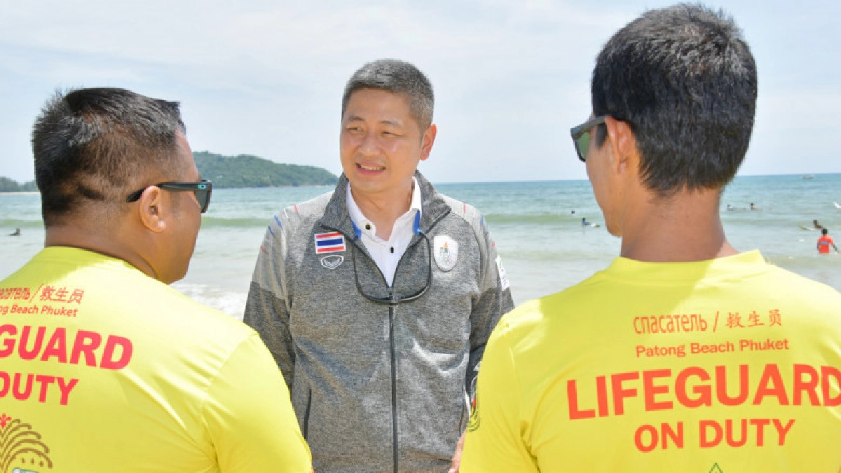 ผช.รมต.ท่องเที่ยวฯลงพื้นที่ตรวจชายหาดป่าตอง 