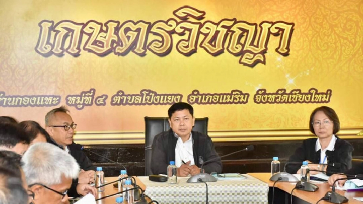 "ประยูร"นำคณะเยี่ยมชมโครงการ "เกษตรวิชญา" จ.เชียงใหม่