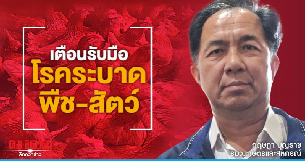 "เตือน"รับมือโรคระบาดพืช-สัตว์ "เตือน"รับมือโรคระบาดพืช-สัตว์