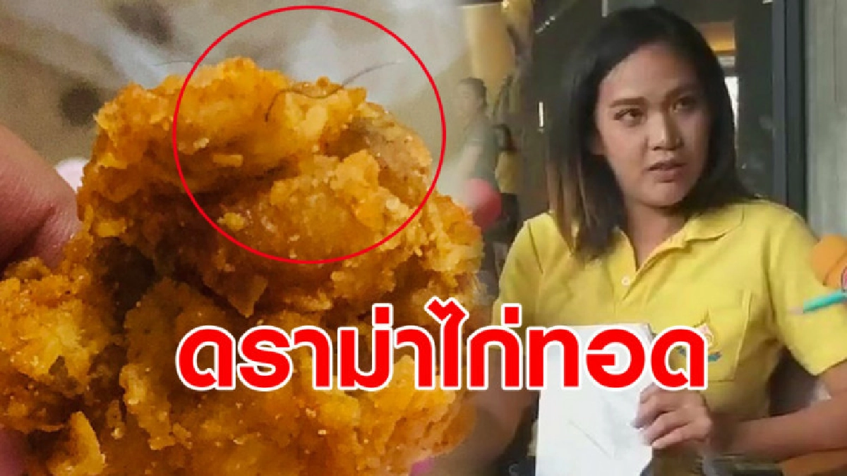 สาวยื่น สคบ.ตรวจสอบขนปริศนาในไก่ทอด-เคเอฟซี เตรียมแถลงชี้แจง สาวยื่น สคบ.ตรวจสอบขนปริศนาในไก่ทอด-เคเอฟซี เตรียมแถลงชี้แจง