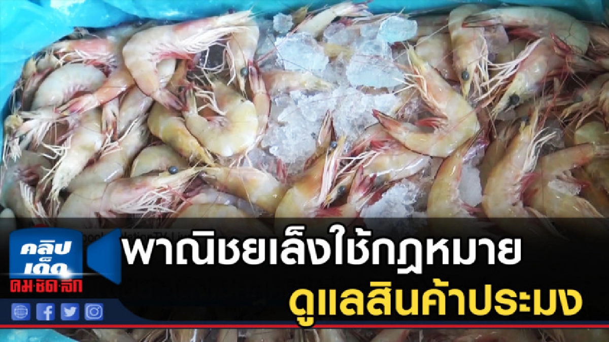 พาณิชย์ เล็งใช้กฎหมายดูแลสินค้าประมง พาณิชย์ เล็งใช้กฎหมายดูแลสินค้าประมง