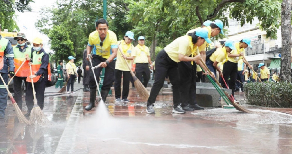 จิตอาสาร่วมพัฒนาเมืองวันเฉลิมพระชนมพรรษา