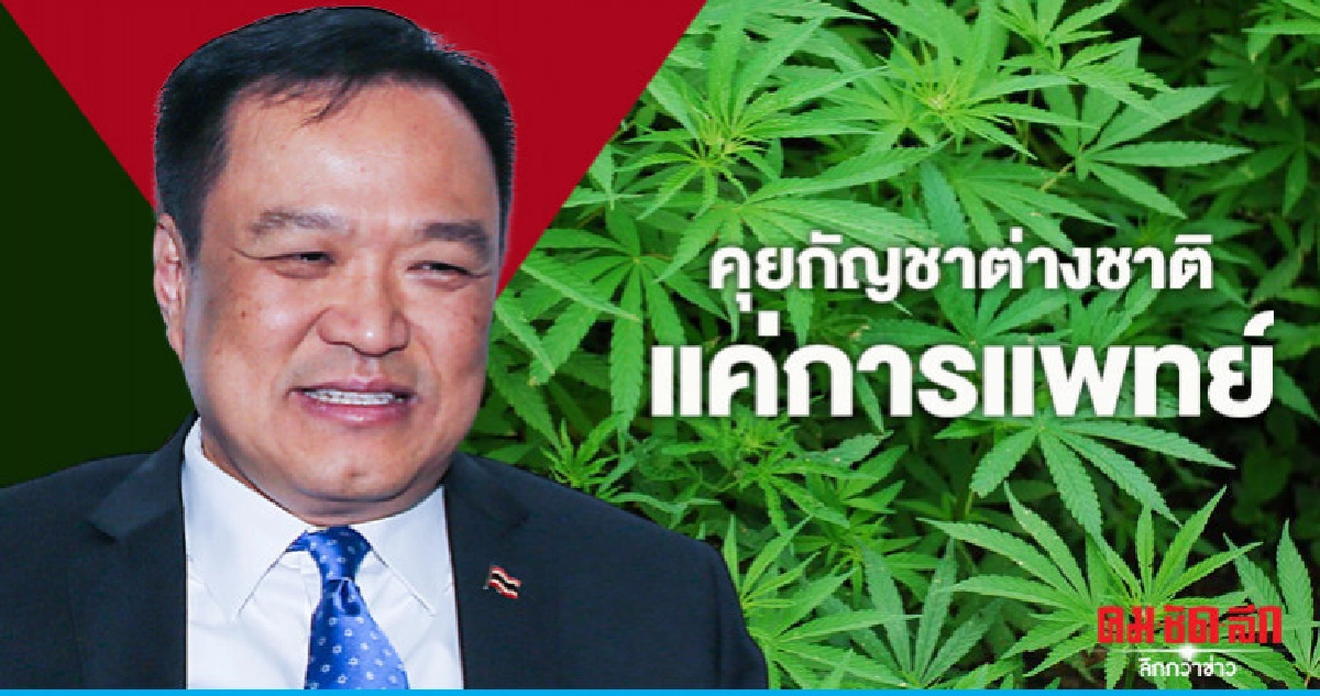 "เสี่ยหนู"ถกกัญชาต่างชาติแค่การแพทย์