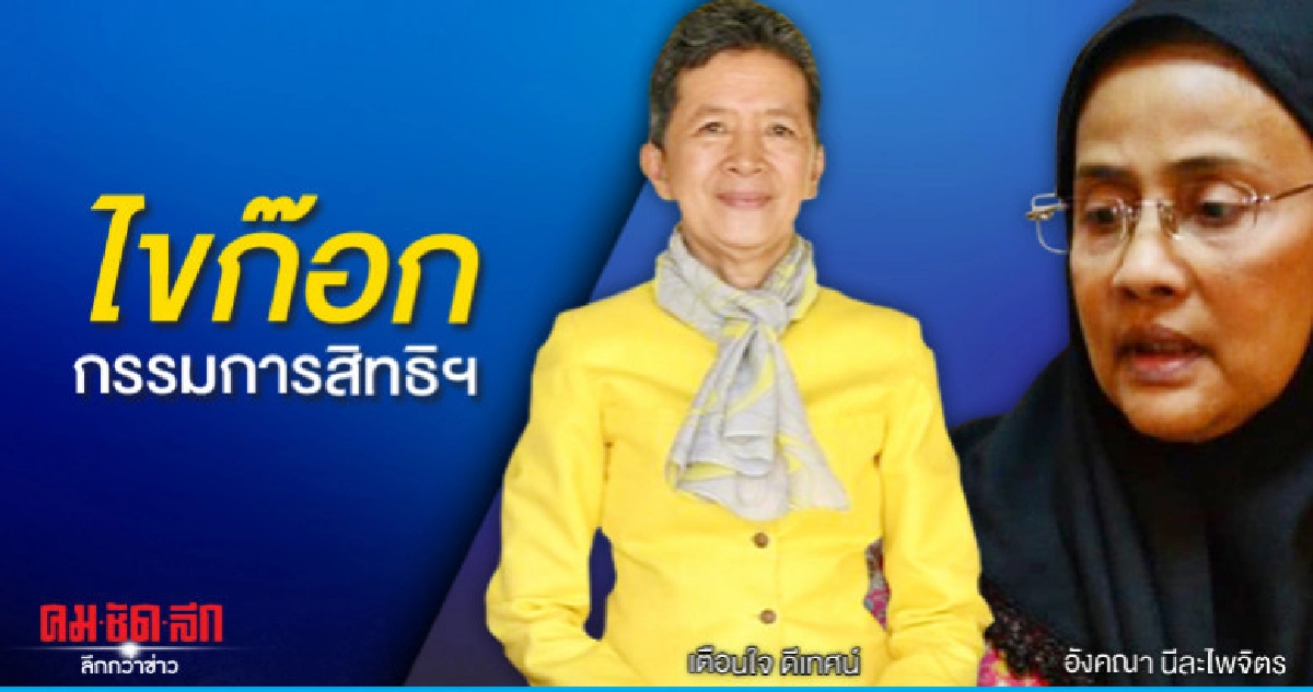  "อังคณา-เตือนใจ"ลาออก ทิ้งเก้าอี้ก่อนครบวาระแค่ 2 เดือน