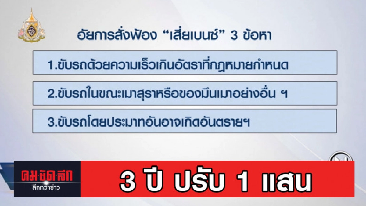 เสี่ยเบนซ์ รอลงอาญา เสี่ยเบนซ์ รอลงอาญา