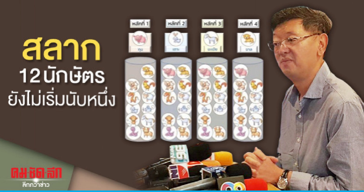 (คลิป) "ปธ.บอร์ดกองสลาก" แจงยิบ สลาก 12 นักษัตร แค่แนวคิด (คลิป) "ปธ.บอร์ดกองสลาก" แจงยิบ สลาก 12 นักษัตร แค่แนวคิด