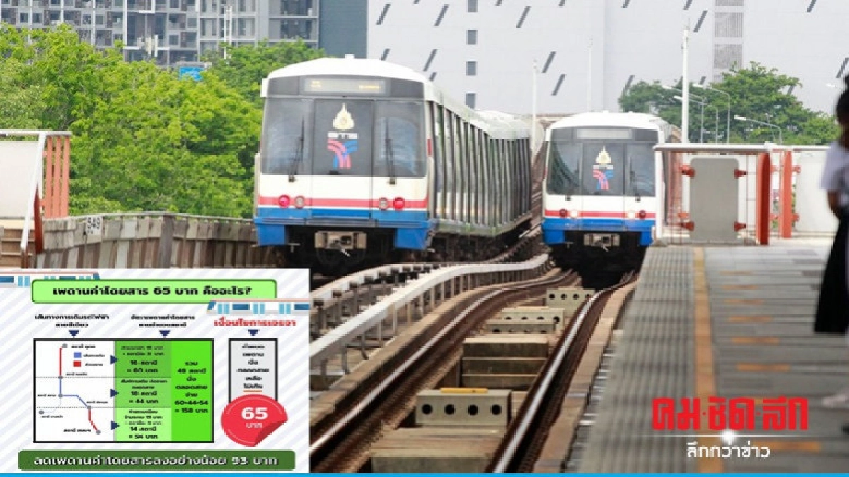 "อัศวิน" แจง BTS ตลอดสาย 65 บาทราคาต่ำสุดแล้ว "อัศวิน" แจง BTS ตลอดสาย 65 บาทราคาต่ำสุดแล้ว