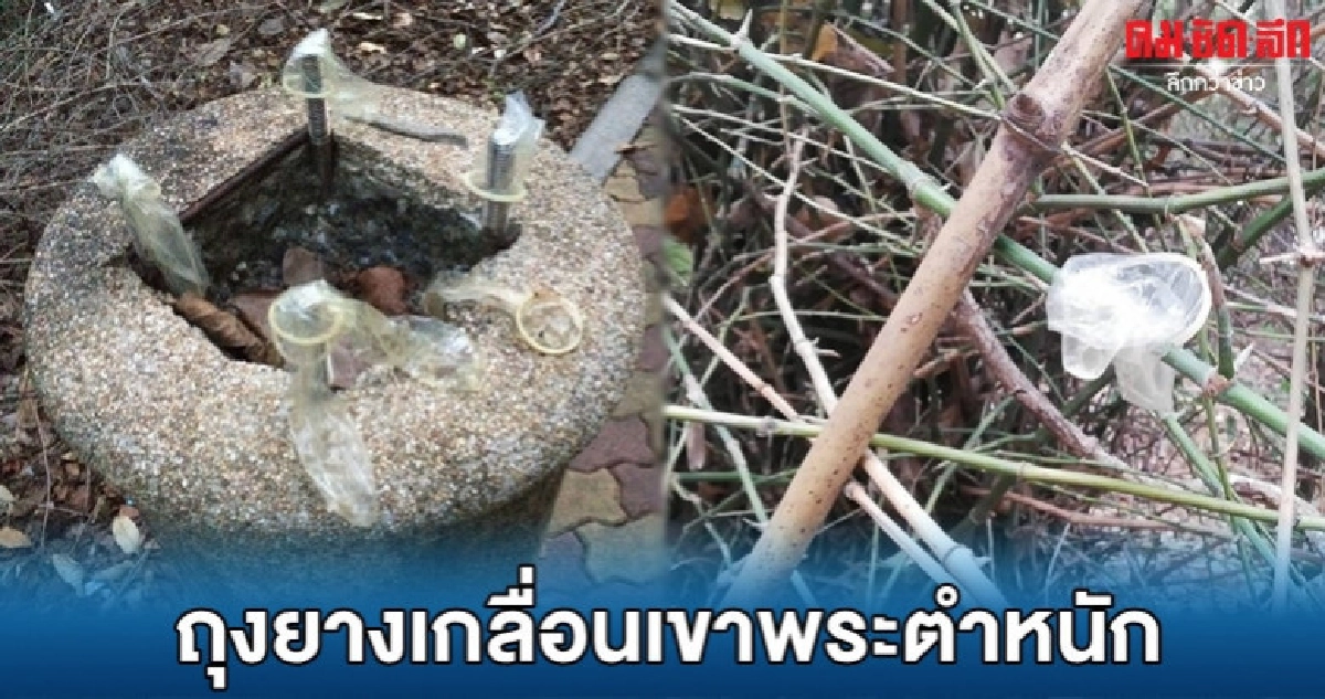 พัทยาสั่งเก็บถุงยางเกลื่อนเขาพระตำหนัก พัทยาสั่งเก็บถุงยางเกลื่อนเขาพระตำหนัก