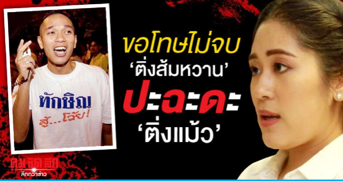 ขอโทษไม่จบ "ติ่งส้มหวาน" ปะฉะดะ"ติ่งแม้ว"