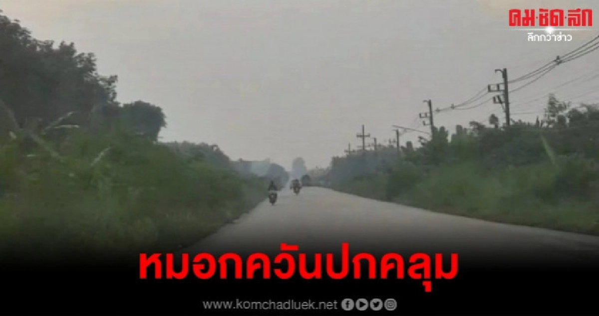 หมอกควันปกคลุม อ.หาดใหญ่ เริ่มกระทบสุขภาพ หมอกควันปกคลุม อ.หาดใหญ่ เริ่มกระทบสุขภาพ