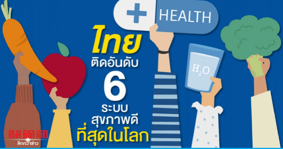 ไทยติดอันดับ 6 ระบบสุขภาพดีที่สุดในโลก ไทยติดอันดับ 6 ระบบสุขภาพดีที่สุดในโลก