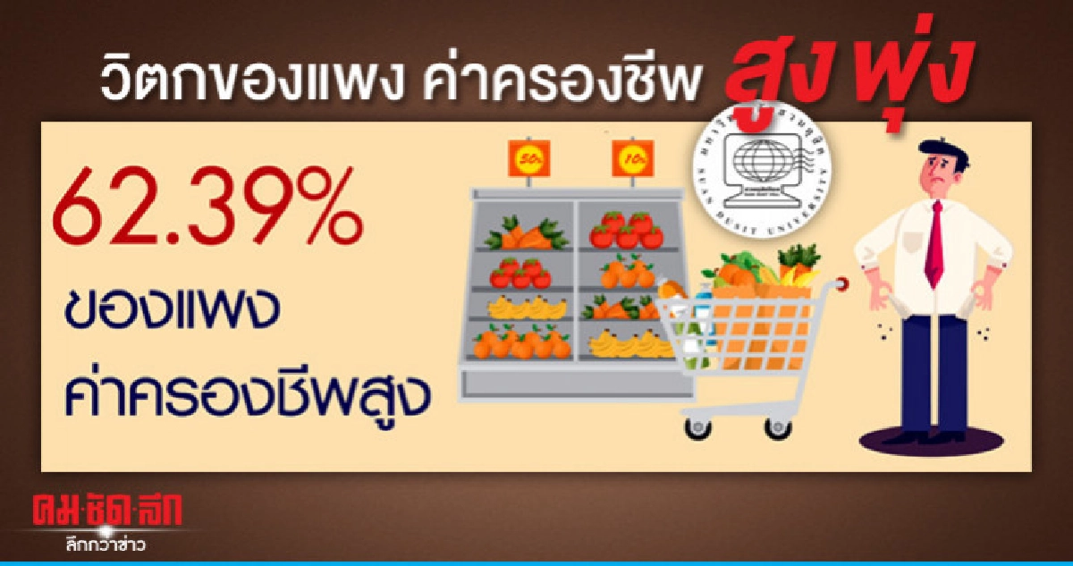 คนไทยกังวลรัฐบาลบริหารประเทศ วิตกปัญหาเศรษฐกิจ สังคม