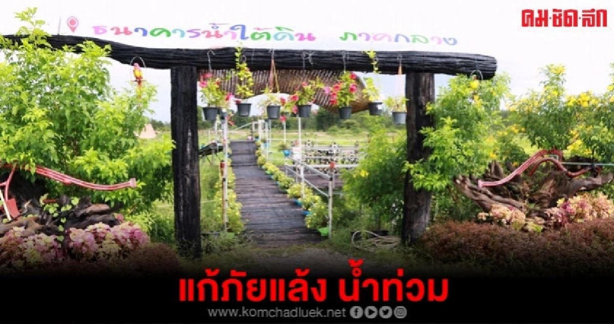 2 นวัตกรรม ธนาคารน้ำใต้ดิน