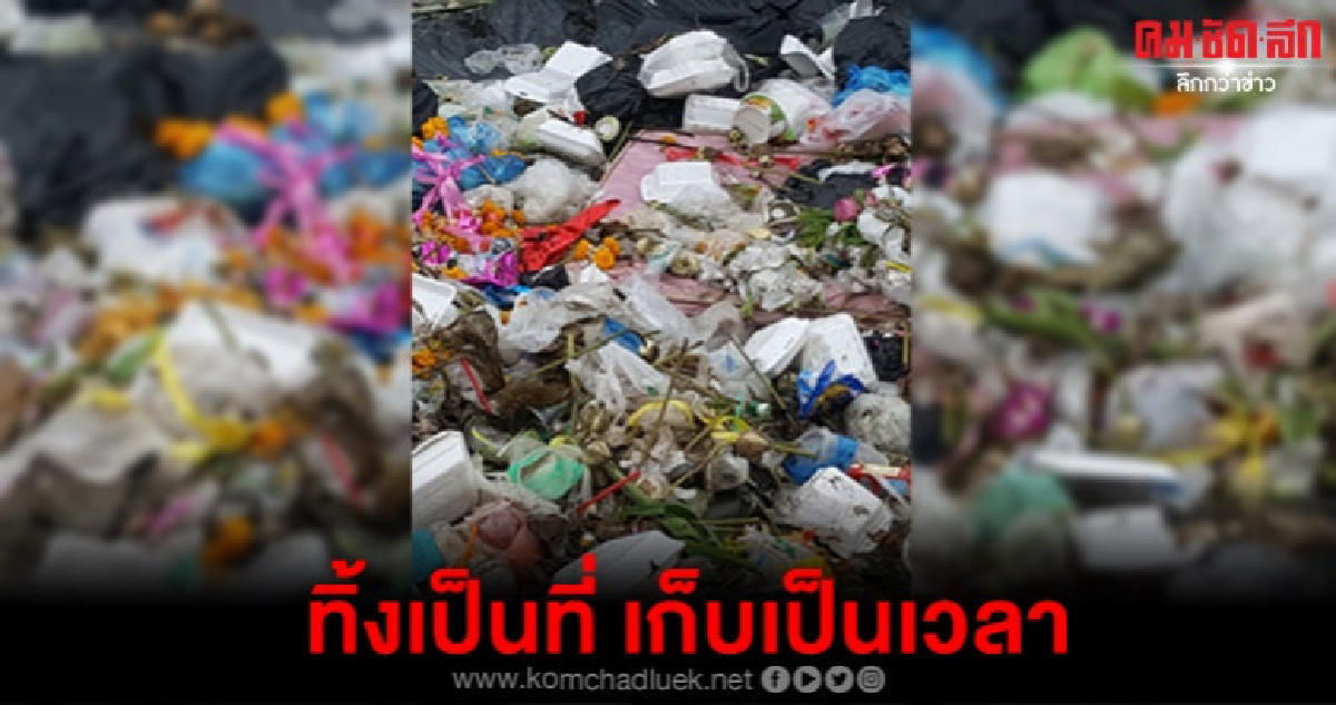 ทิ้งเป็นที่ เก็บเป็นเวลา แก้ขยะตกค้าง ทิ้งเป็นที่ เก็บเป็นเวลา แก้ขยะตกค้าง