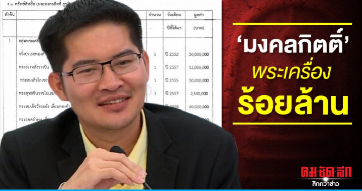 'มงคลกิตติ์' พระเครื่องร้อยล้าน