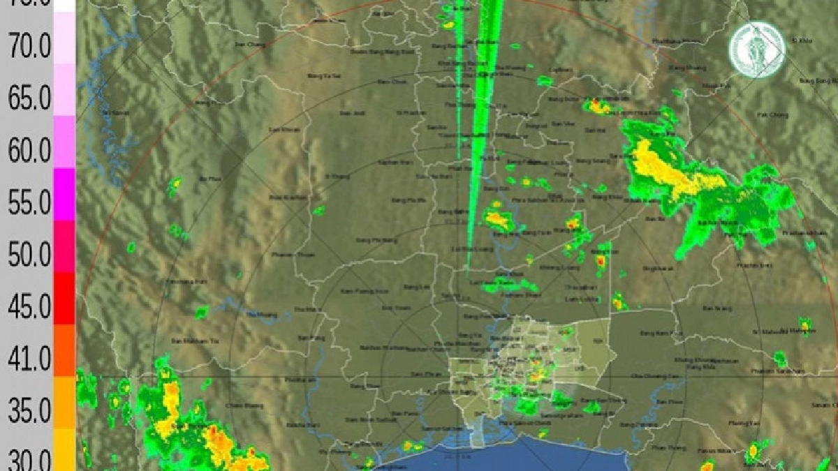 ช่วงบ่ายฝนสูงสุด เขตจอมทอง 32.5. มม. ช่วงบ่ายฝนสูงสุด เขตจอมทอง 32.5. มม.