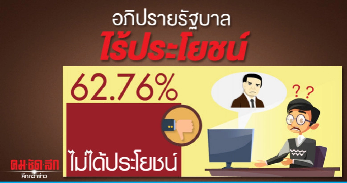 ปชช.ระบุซักฟอกรบ.ไม่ได้ประโยชน์ มองเป็นเรื่องการเมือง ปชช.ระบุซักฟอกรบ.ไม่ได้ประโยชน์ มองเป็นเรื่องการเมือง
