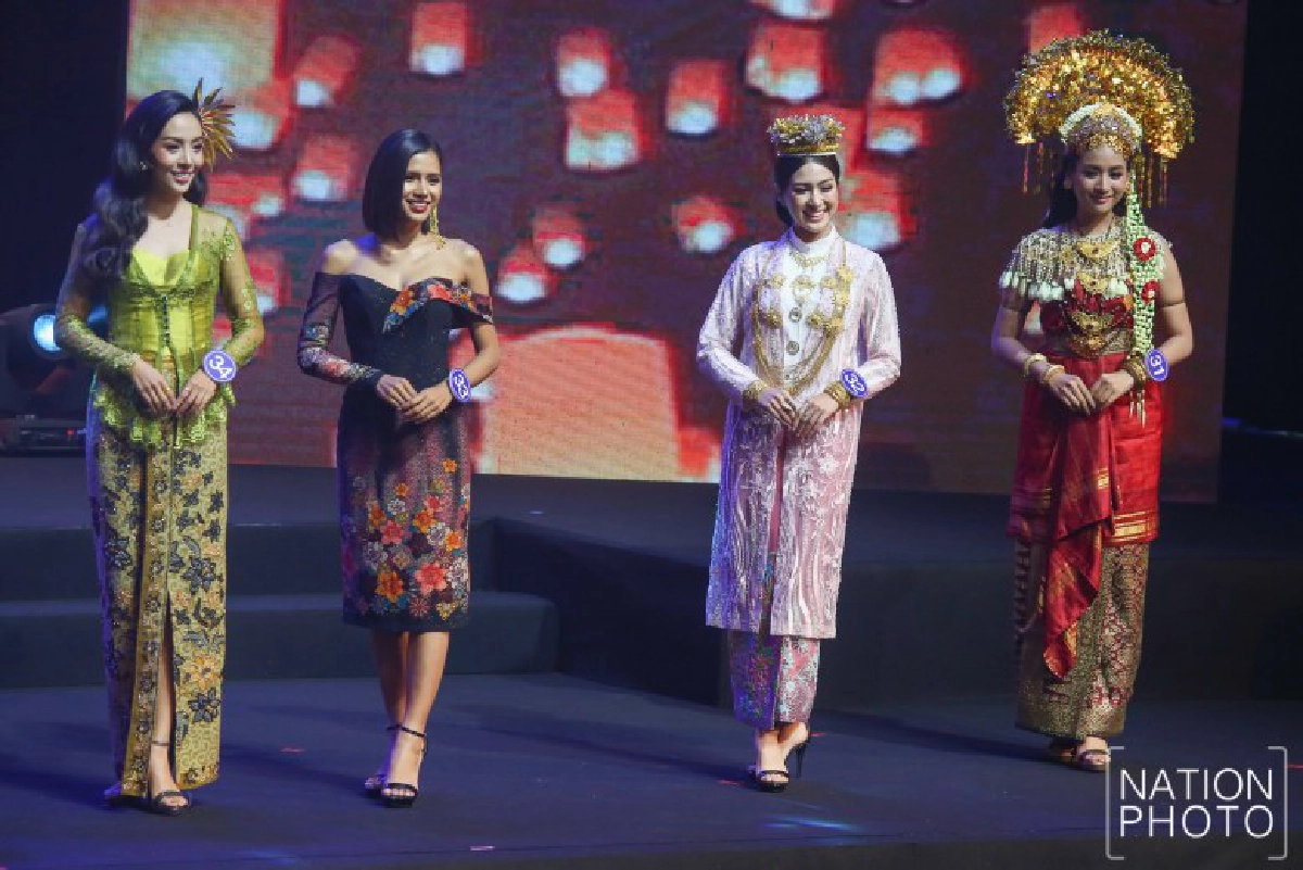 สาวงามอวดโฉมรอบสื่อมวลชน (ภาพชุด)