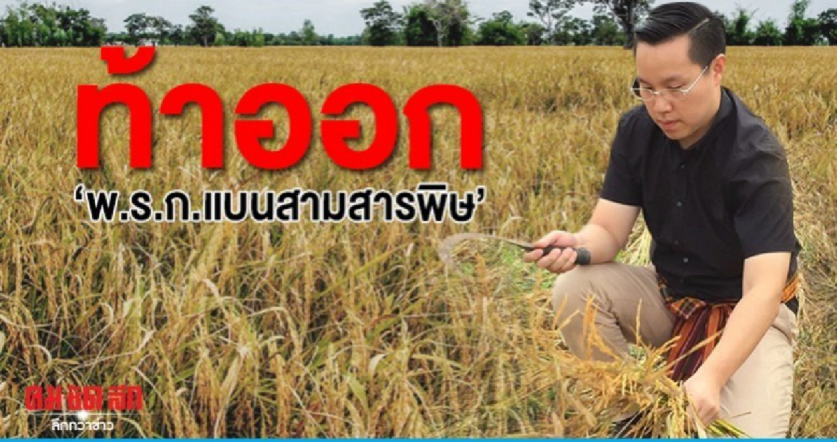 อรรถวิชช์ ท้าออกพ.ร.ก.แบนพาราควอต เชื่อ 1 เดือนจบ อรรถวิชช์ ท้าออกพ.ร.ก.แบนพาราควอต เชื่อ 1 เดือนจบ