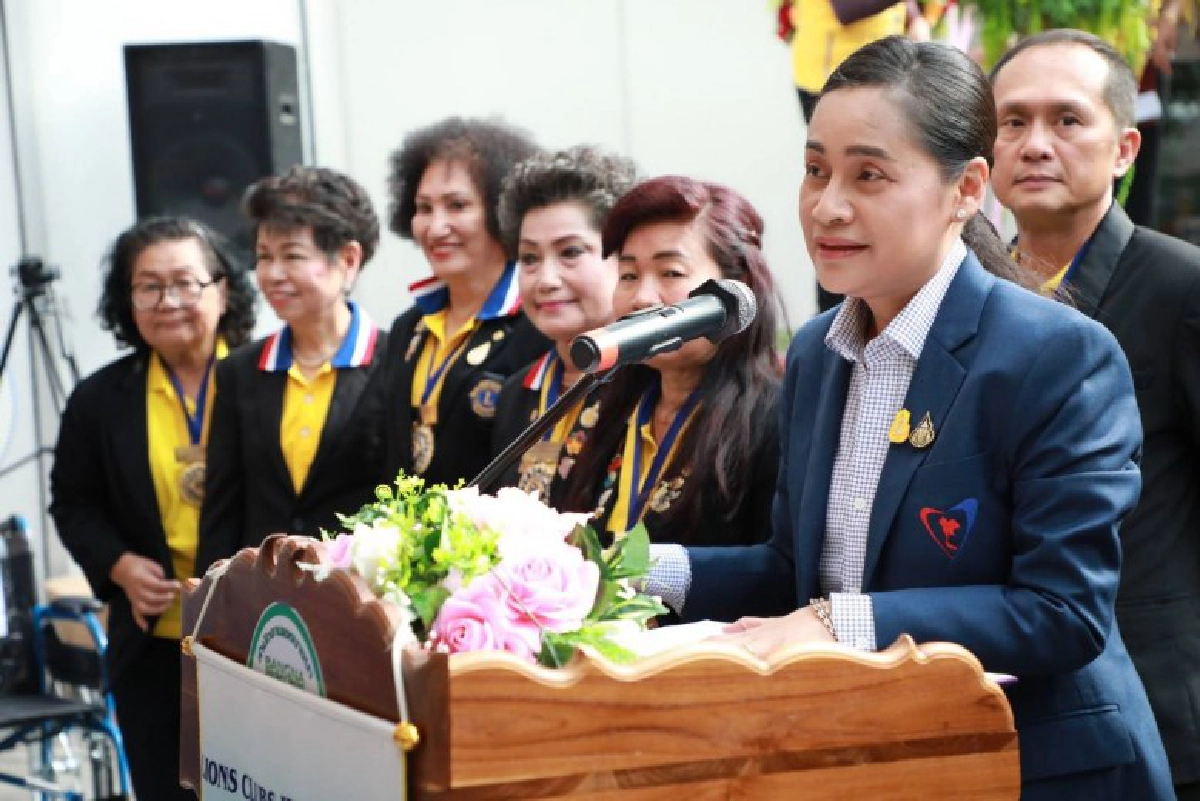 รมช.ศธ.เปิดงานวันไลออนส์สากลบริการ