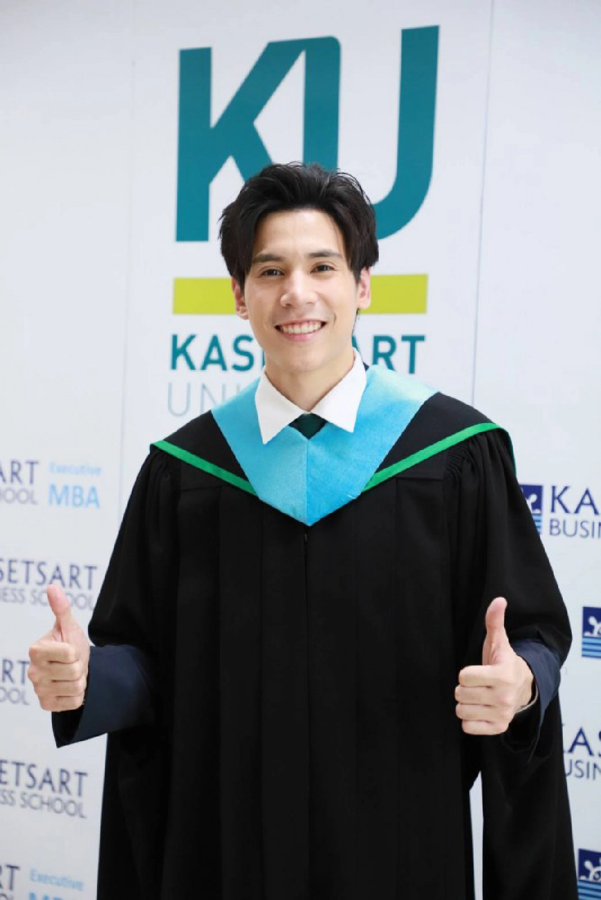 'วิว'  เคลียร์คิวยินดี 'เจษ' จบป.โท