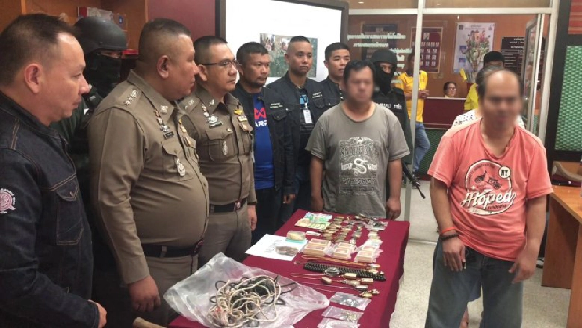 รวบ3ไอ้โม่ง ก่อเหตุชิงทรัพย์ พบได้ของกลางเพียบ