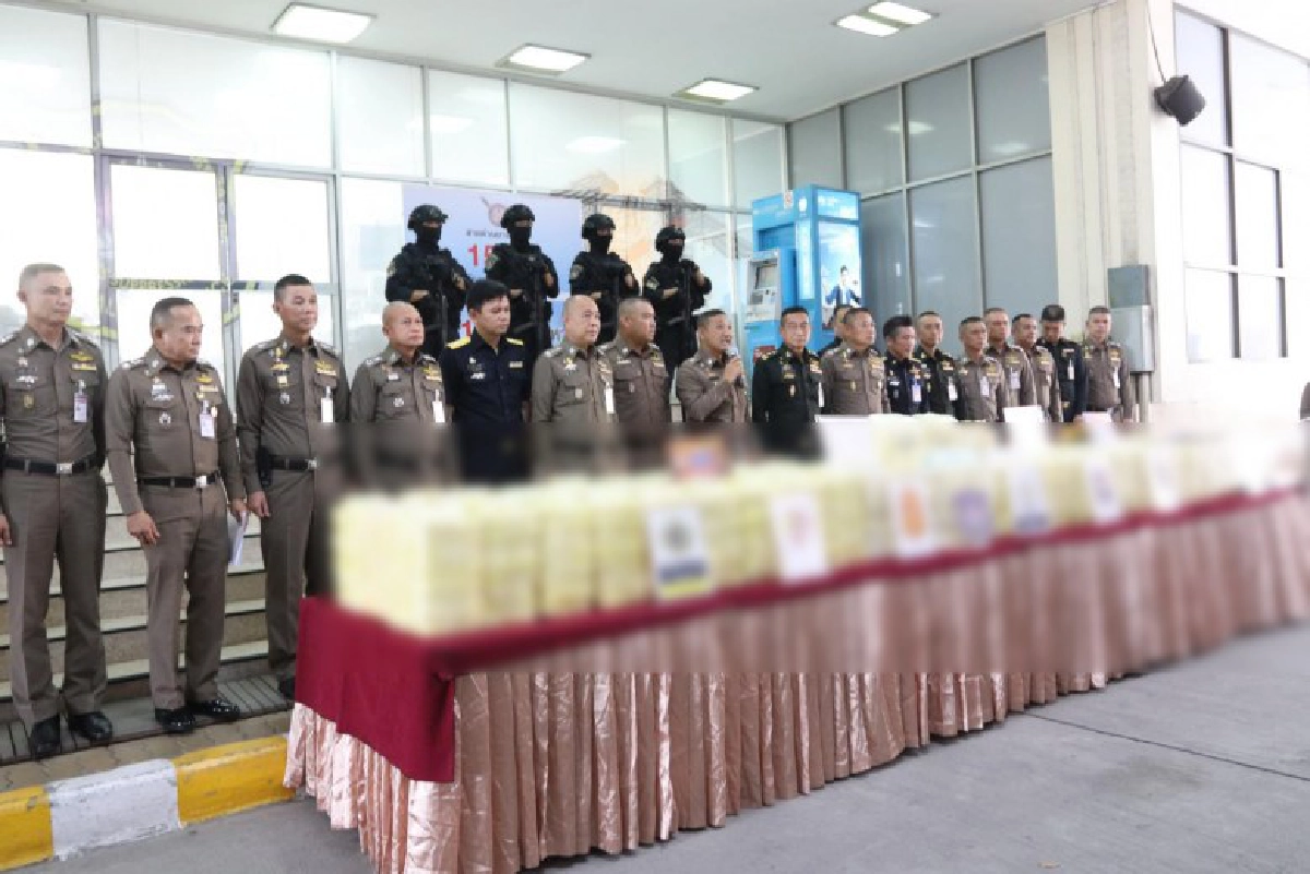 "บิ๊กใหม่" จับแก๊งค้ายานรก พบของกลางกว่า 1.1 พันล้าน