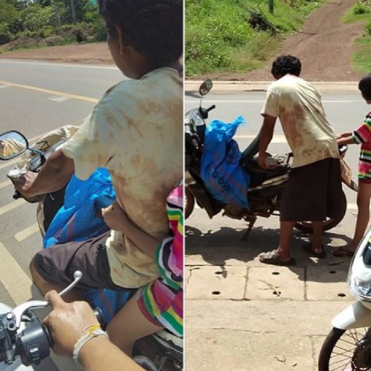 หนุ่มเจอลุงเก็บของเก่าขาย กำลังเดือดร้อน รีบเข้าช่วยทันที