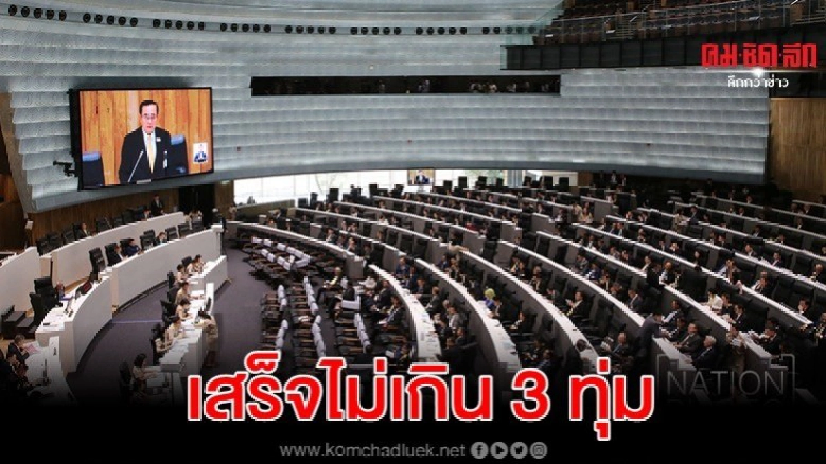 อภิปรายร่างกม.งบฯ63 เสร็จไม่เกิน 3 ทุ่ม